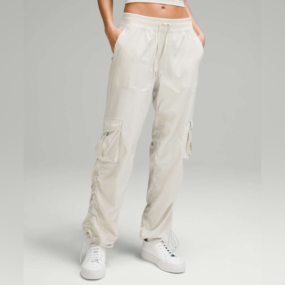 NWT Lululemon Dance Studio Relaxed Fit Cargo Pants - Bone - Picture 2 of 6